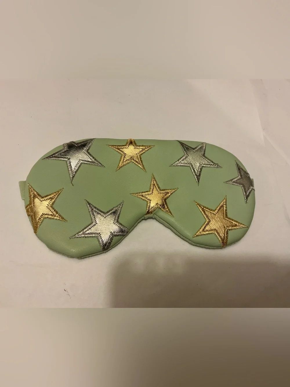 Free People Starry Eyed Travel Eye Mask Grey Silver Star Sleep vegan Leather